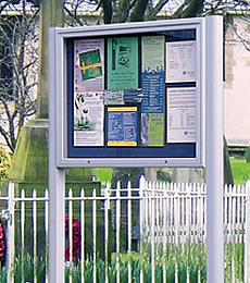 Post Mounted External Noticeboards